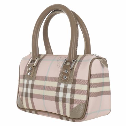 Sell Burberry London Mini Duffle Nova Check Bag - Soft Pink
